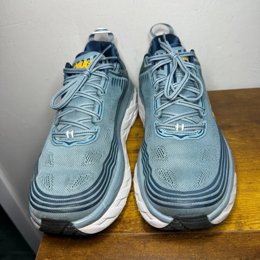 Hoka Bondi 6 Running Shoes Mens Size 13 2E Wide Blue 1019271 LMCB